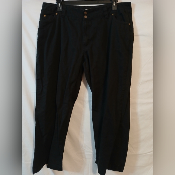 Woman Within Woman's Black Jeans - Picture 1 of 4